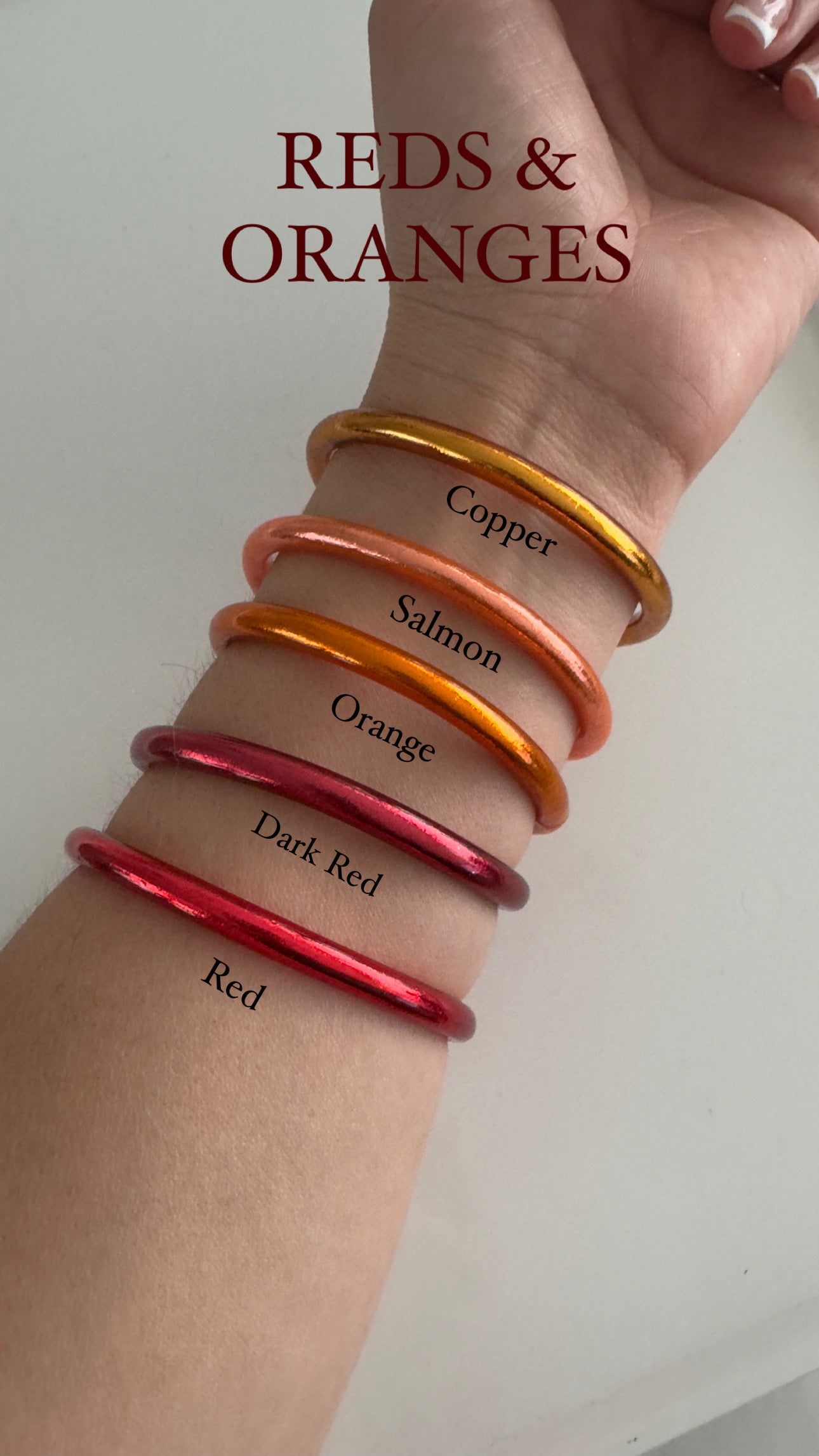 BLESS “FOREVER SINGLE BANGLE”-REDS