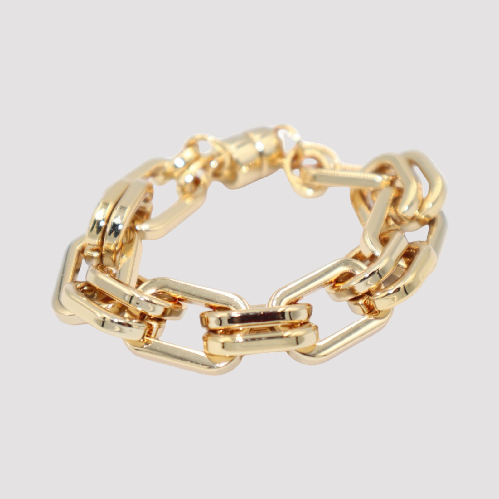EMILIA KIPPER BRASS CHAIN BRACELET