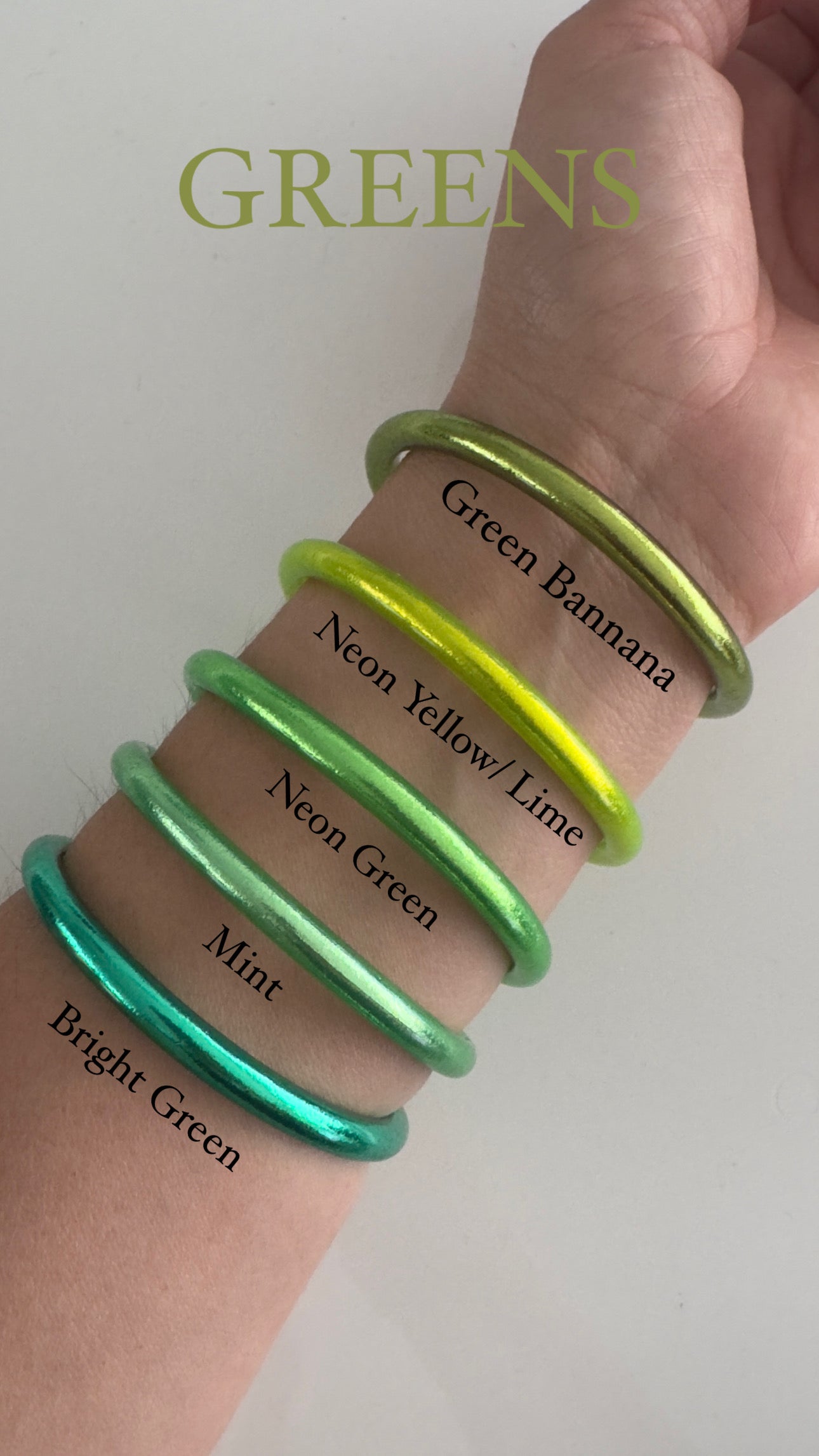 BLESS “FOREVER SINGLE BANGLE”- GREENS