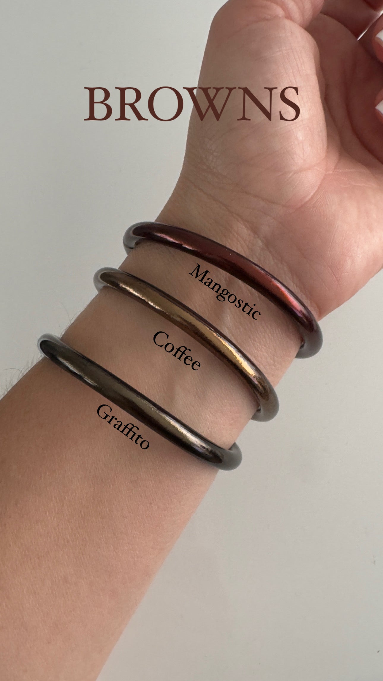 BLESS “FOREVER SINGLE BANGLE”-BROWNS