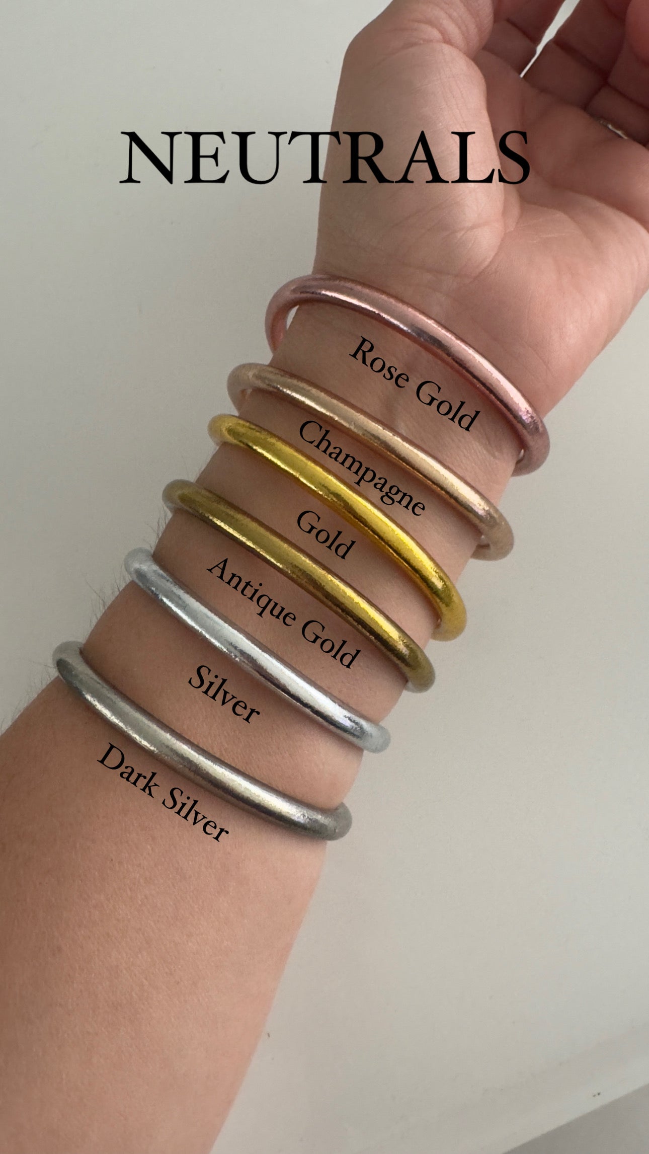 BLESS “FOREVER SINGLE BANGLE” - NEUTRALS