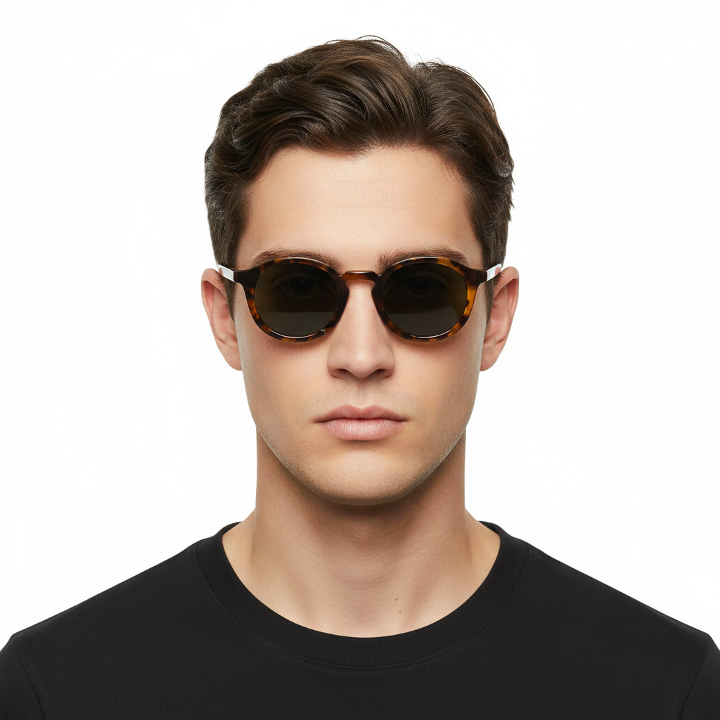 MR. BOHO CHAMBERI SUNGLASSES - CHEETAH TORTOISE