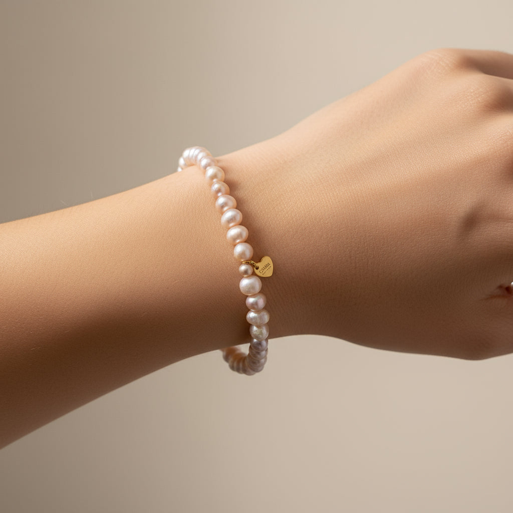LA PARGUERA FRESHWATER PEARLS ELASTIC BRACELET
