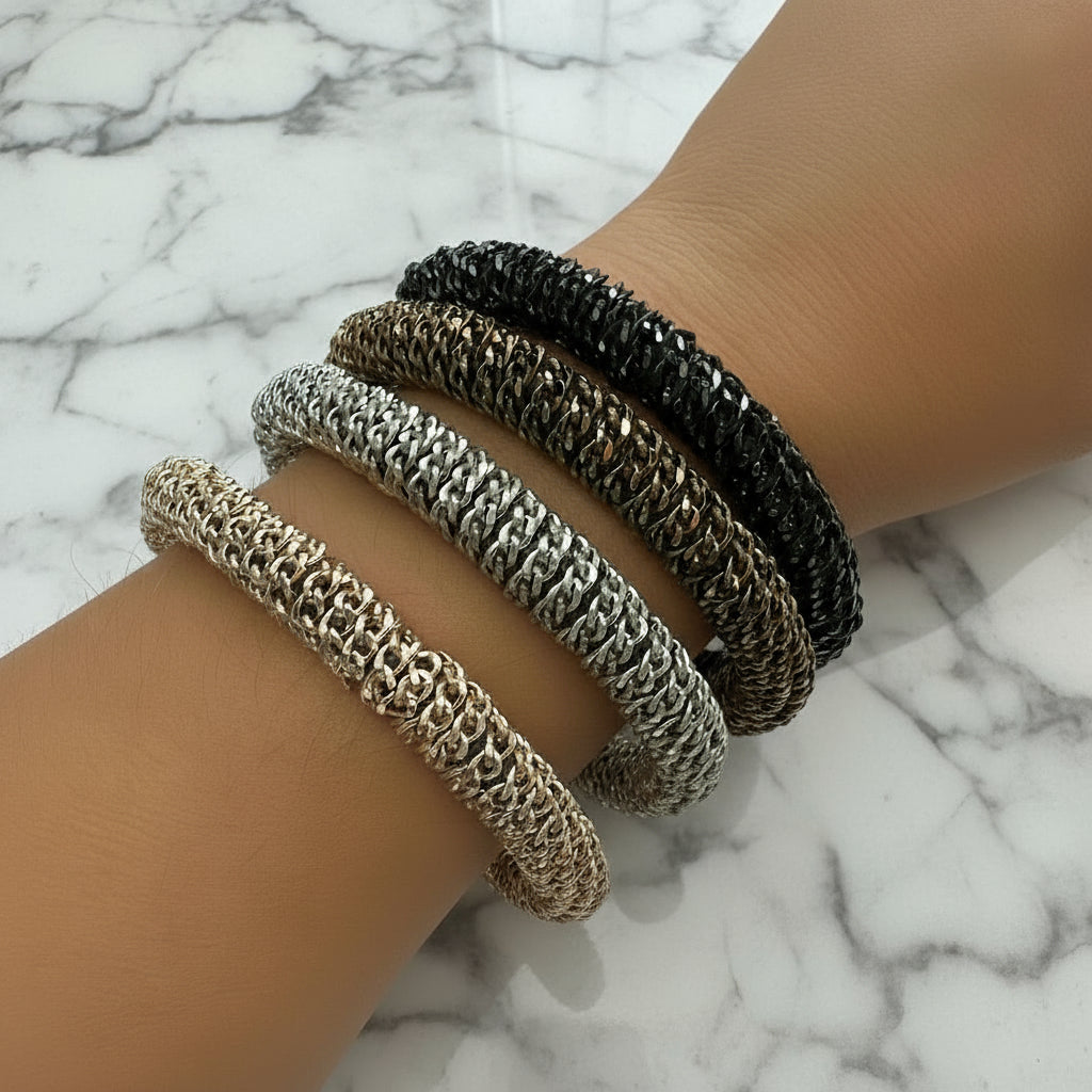 B.E. LAVA CHAIN BANGLES