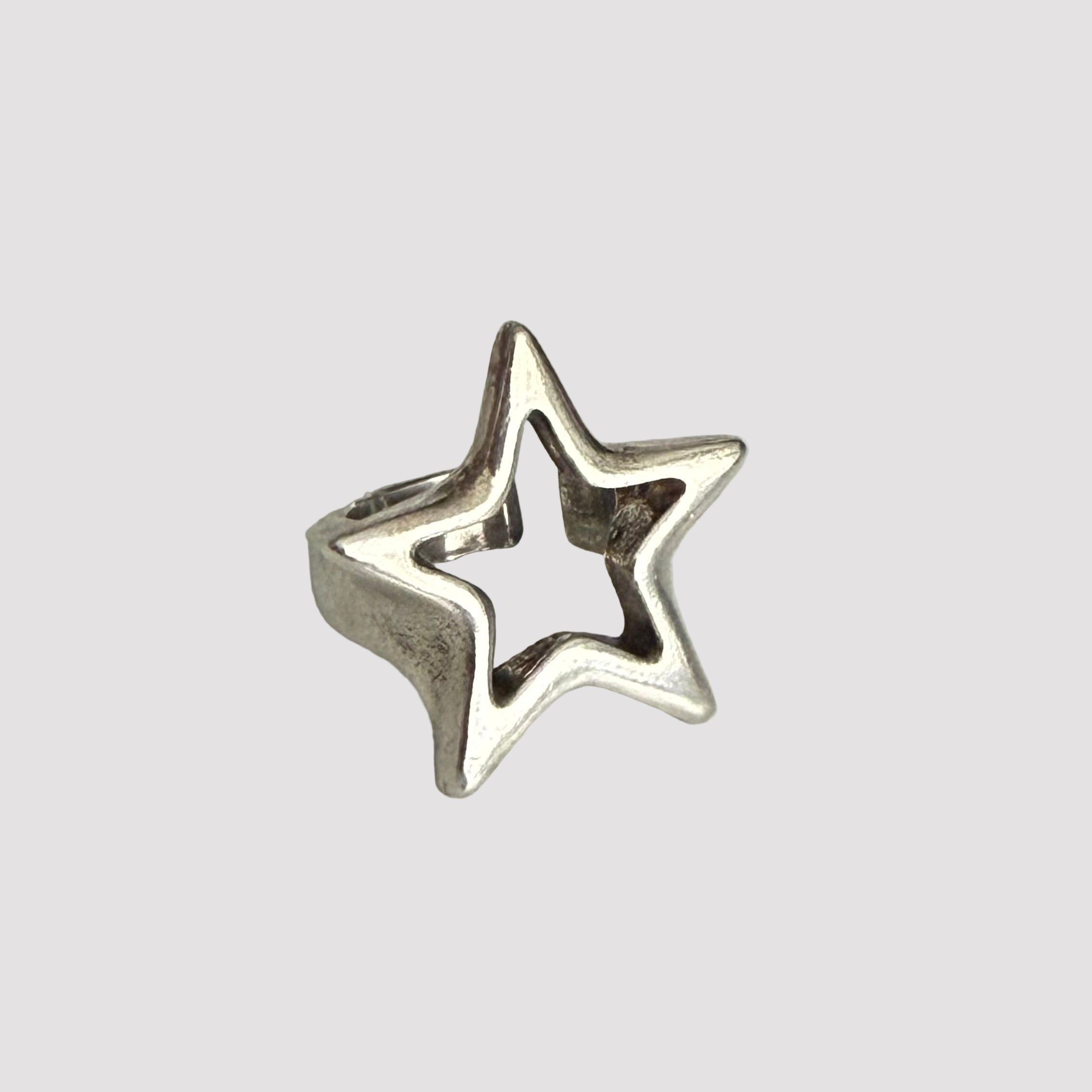 COOLSKIN OPEN STAR SILVER RING