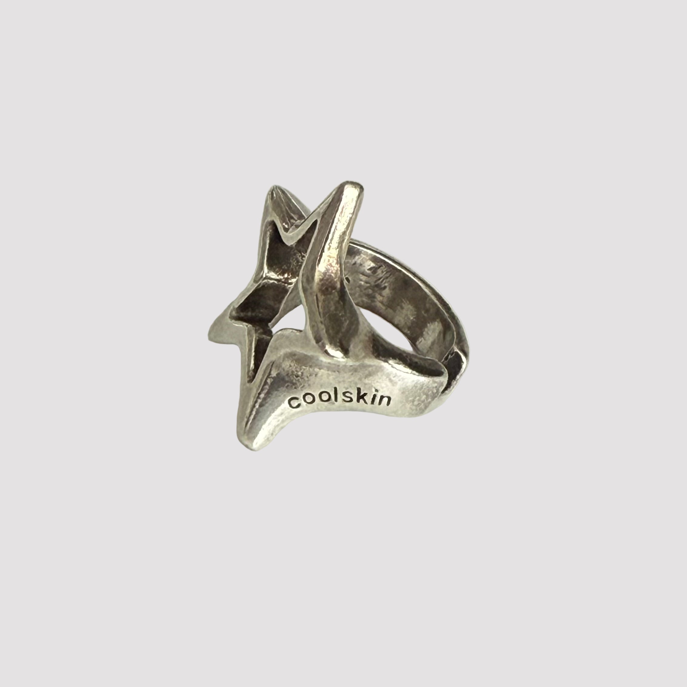 COOLSKIN OPEN STAR SILVER RING