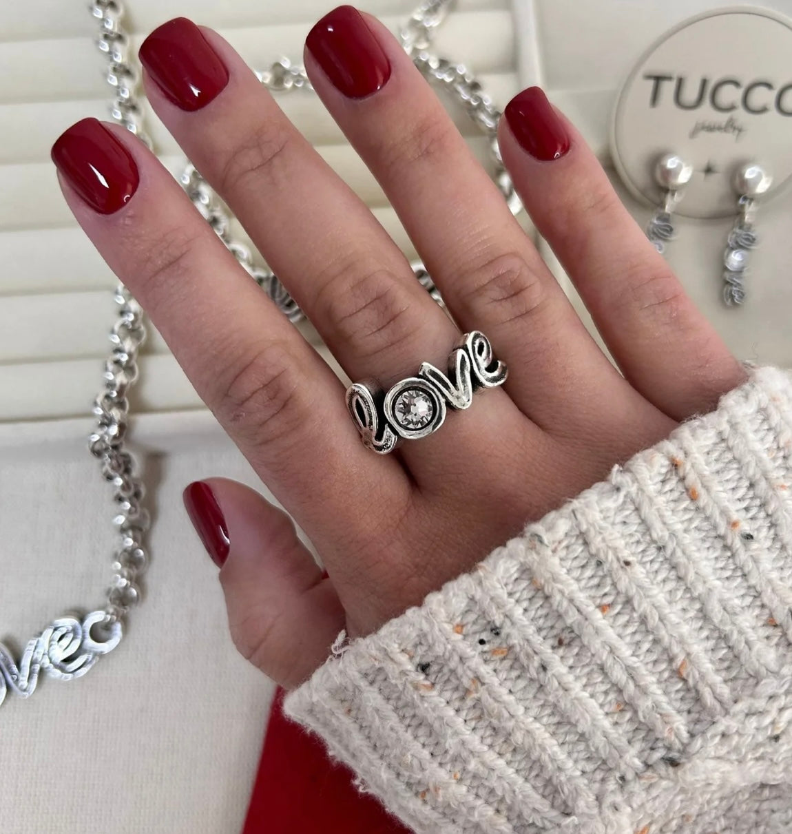 TUCCO LOVE YOU RING