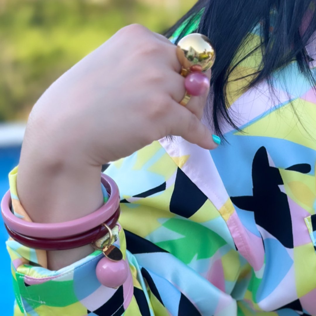 ANTURA ACCESSORI MINI BALLOON PERLATO RING - Carol & Co Jewelry