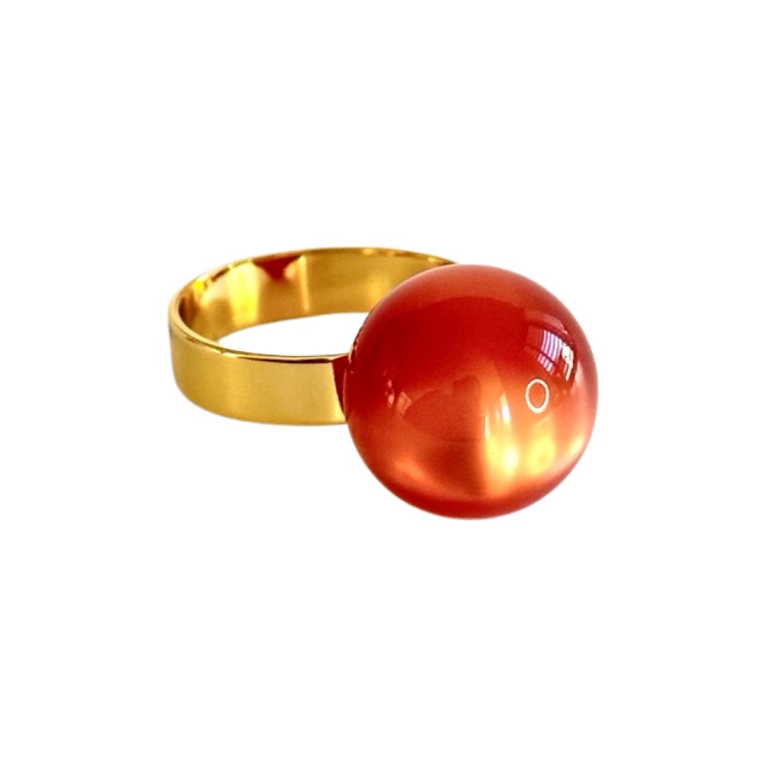 ANTURA ACCESSORI MINI BALLOON PERLATO RING - Carol & Co Jewelry