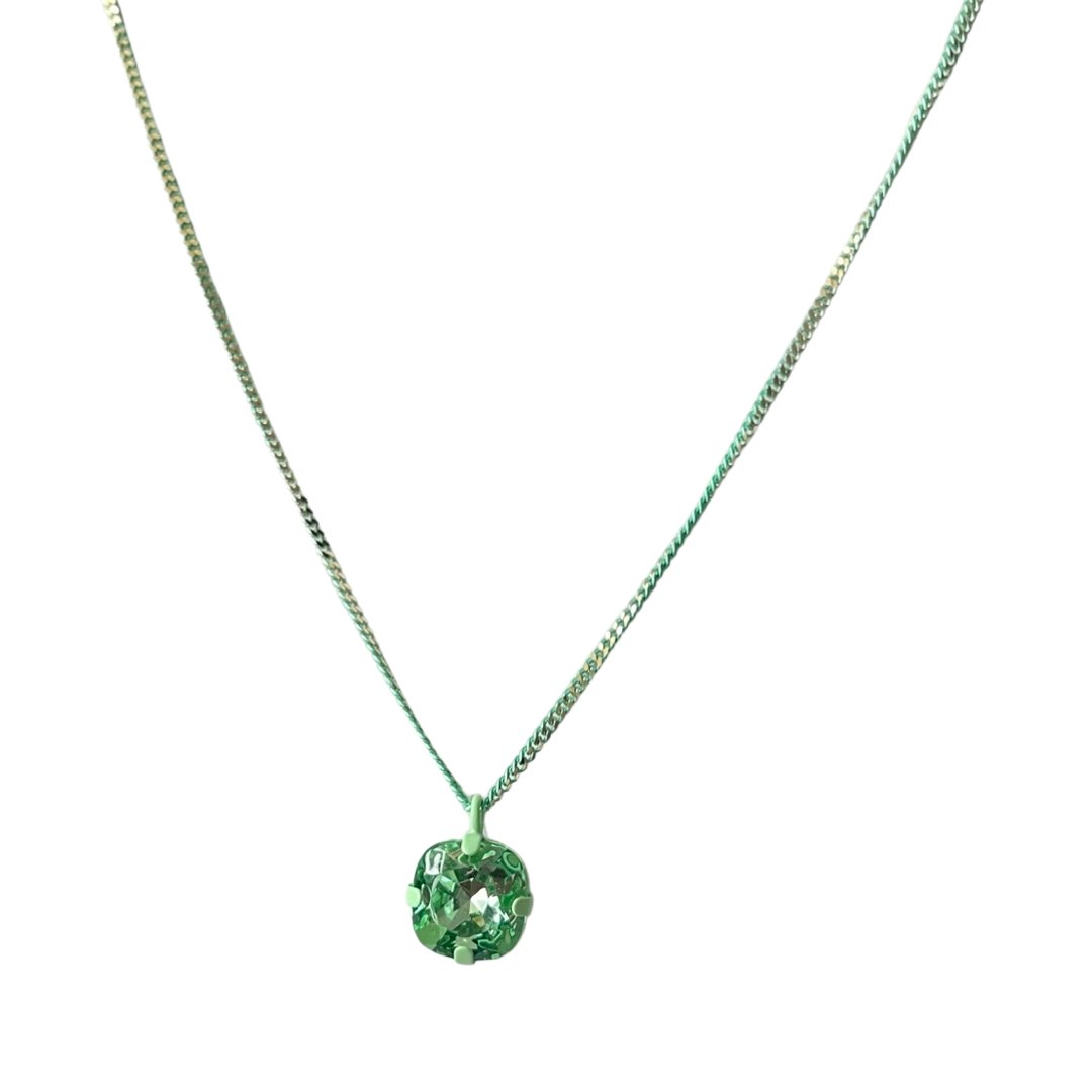 ANTURA ACCESSORI NEW CLASSIC RHINESTONE CHAIN NECKLACE - Carol & Co Jewelry