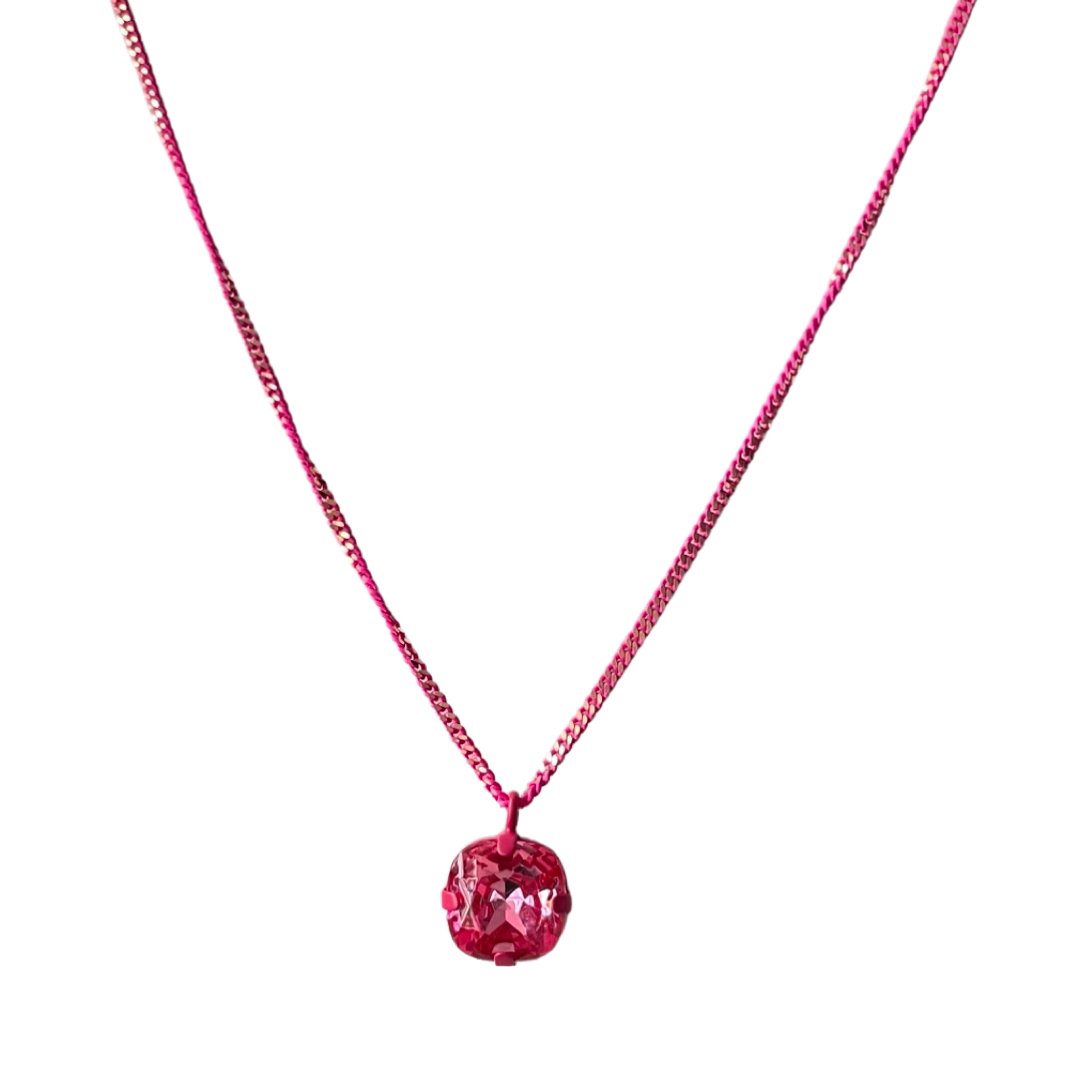 ANTURA ACCESSORI NEW CLASSIC RHINESTONE CHAIN NECKLACE - Carol & Co Jewelry