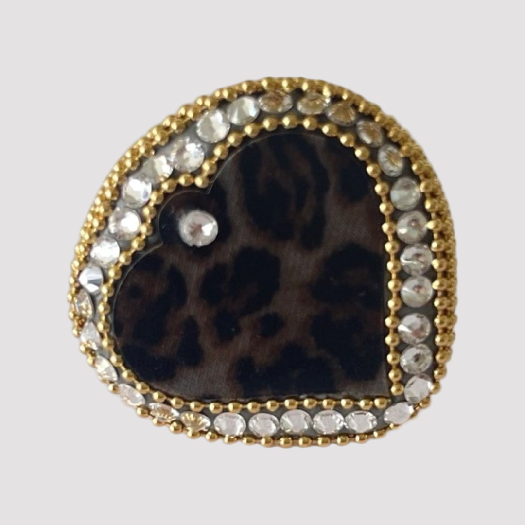 B.E. ANIMAL PRINT RING - Carol & Co Jewelry
