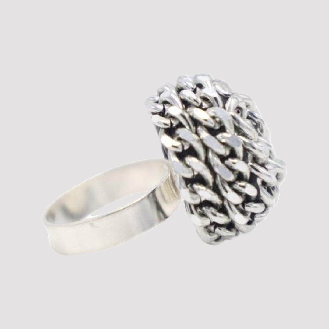 B.E. LAVA CHAIN RING - Carol & Co Jewelry