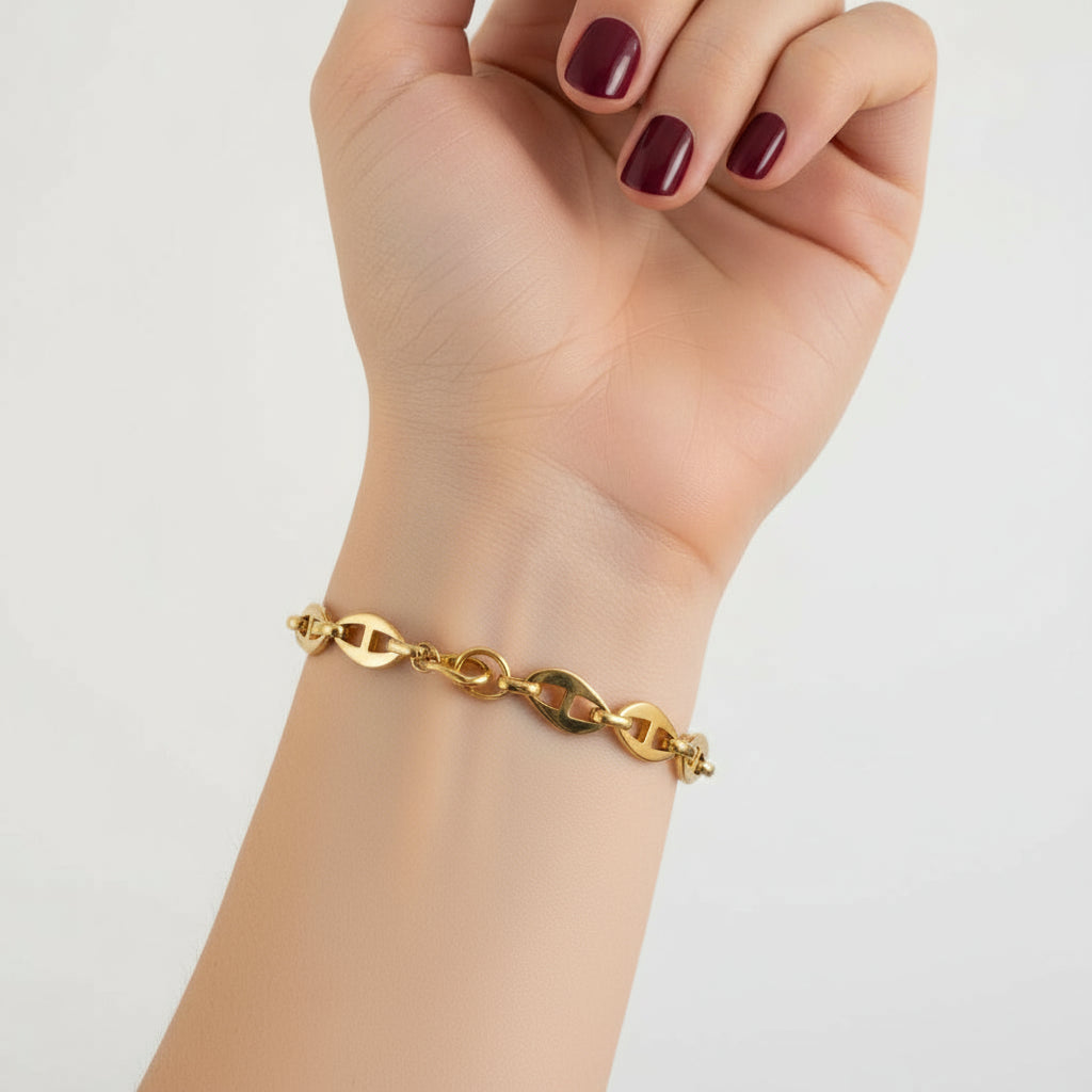 CAMILA STAINLESS STEEL BRACELET - Carol & Co Jewelry