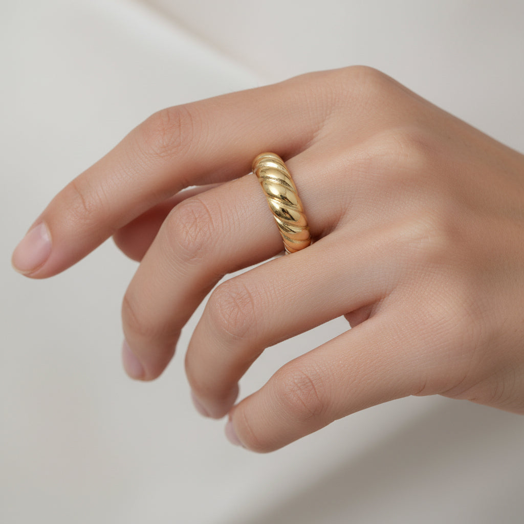 EMERY STEEL TITANIUM RING - Carol & Co Jewelry