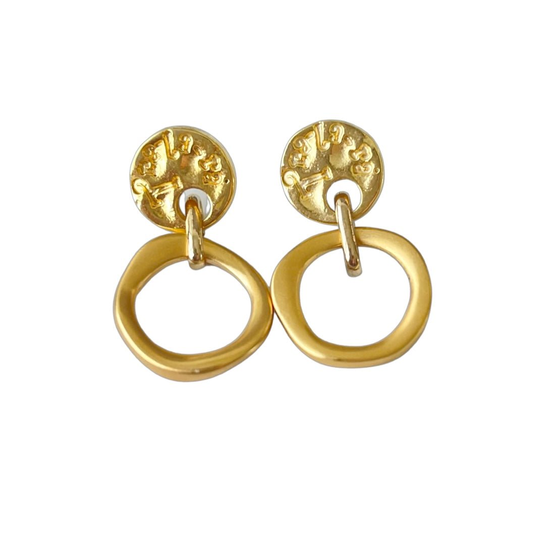ESLABONES GOLD EARRINGS - Carol & Co Jewelry