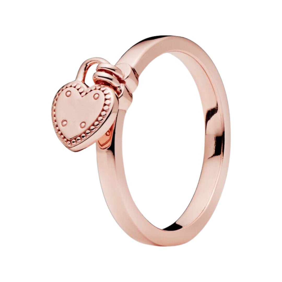 HANGING HEART RING - Carol & Co Jewelry