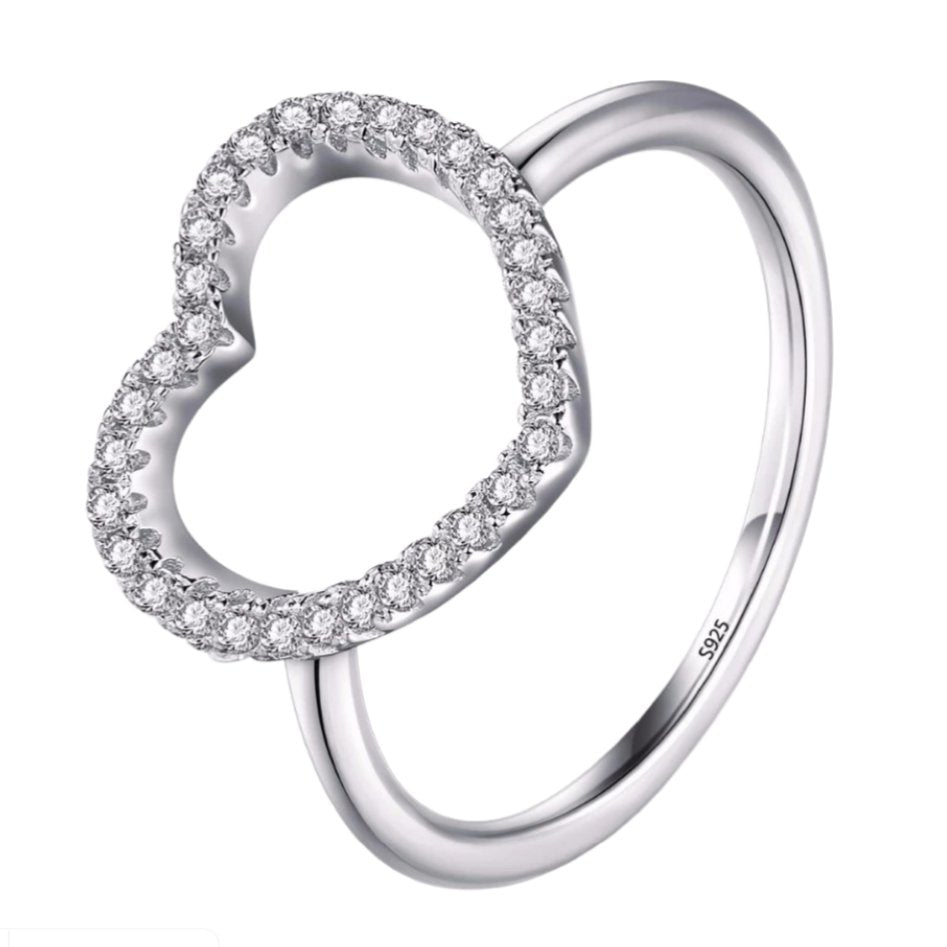 HEART ZIRCONIA RING - Carol & Co Jewelry