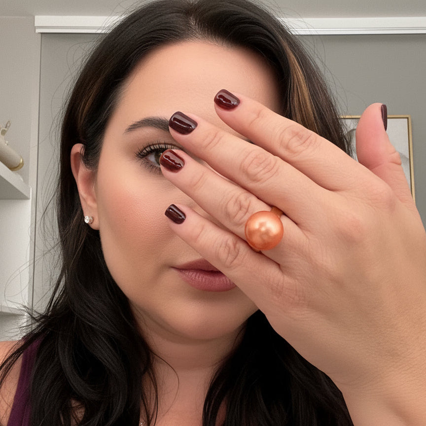 ANTURA ACCESSORI MINI BALLOON PERLATO RING