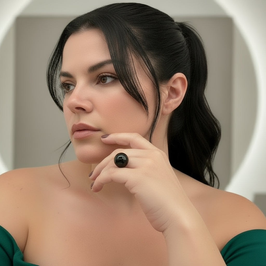 ANTURA ACCESSORI MINI BALLOON PERLATO RING