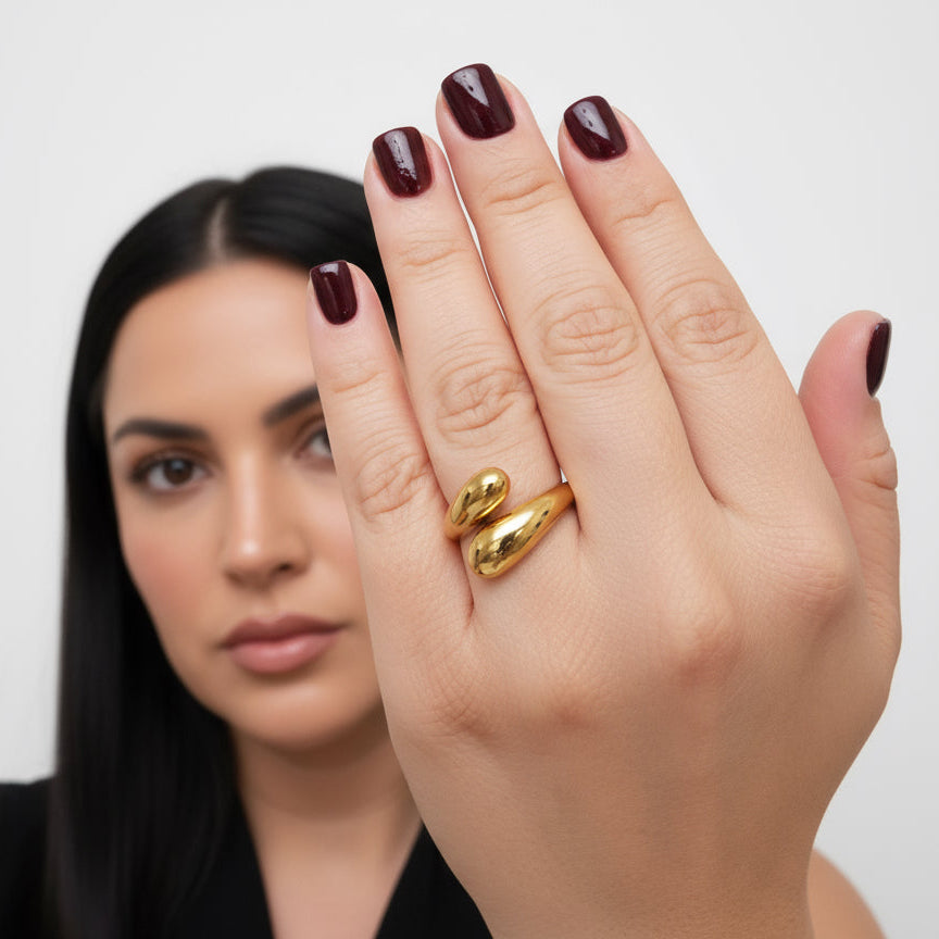 AMANECER STAINLESS STEEL RING