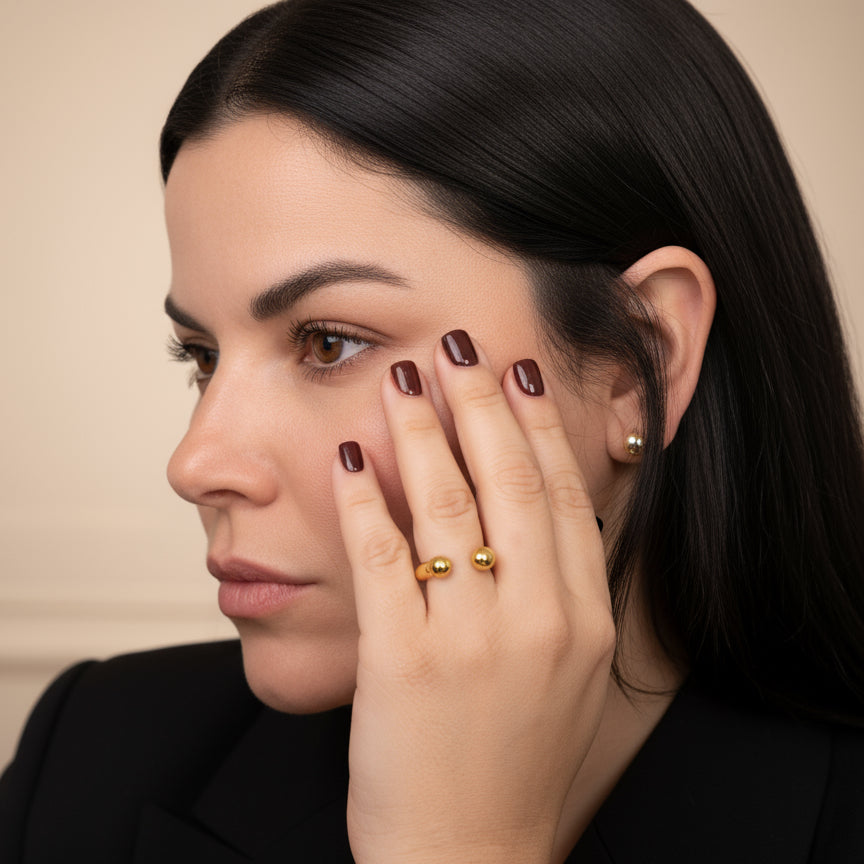 MARBELLA STAINLESS STEEL RING