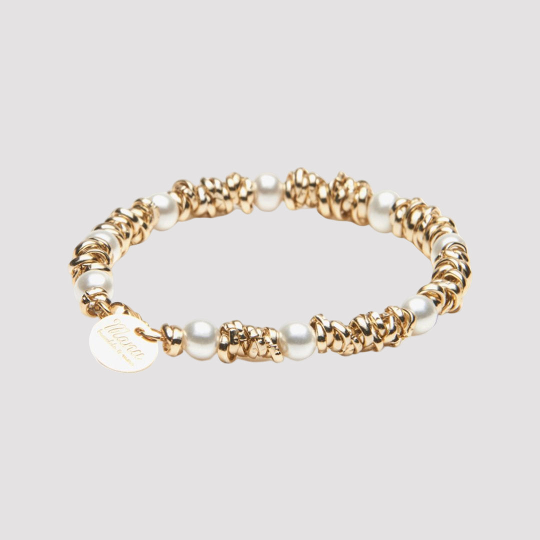 MANU BRACCIALE PEARL RONDELLE - Carol & Co Jewelry