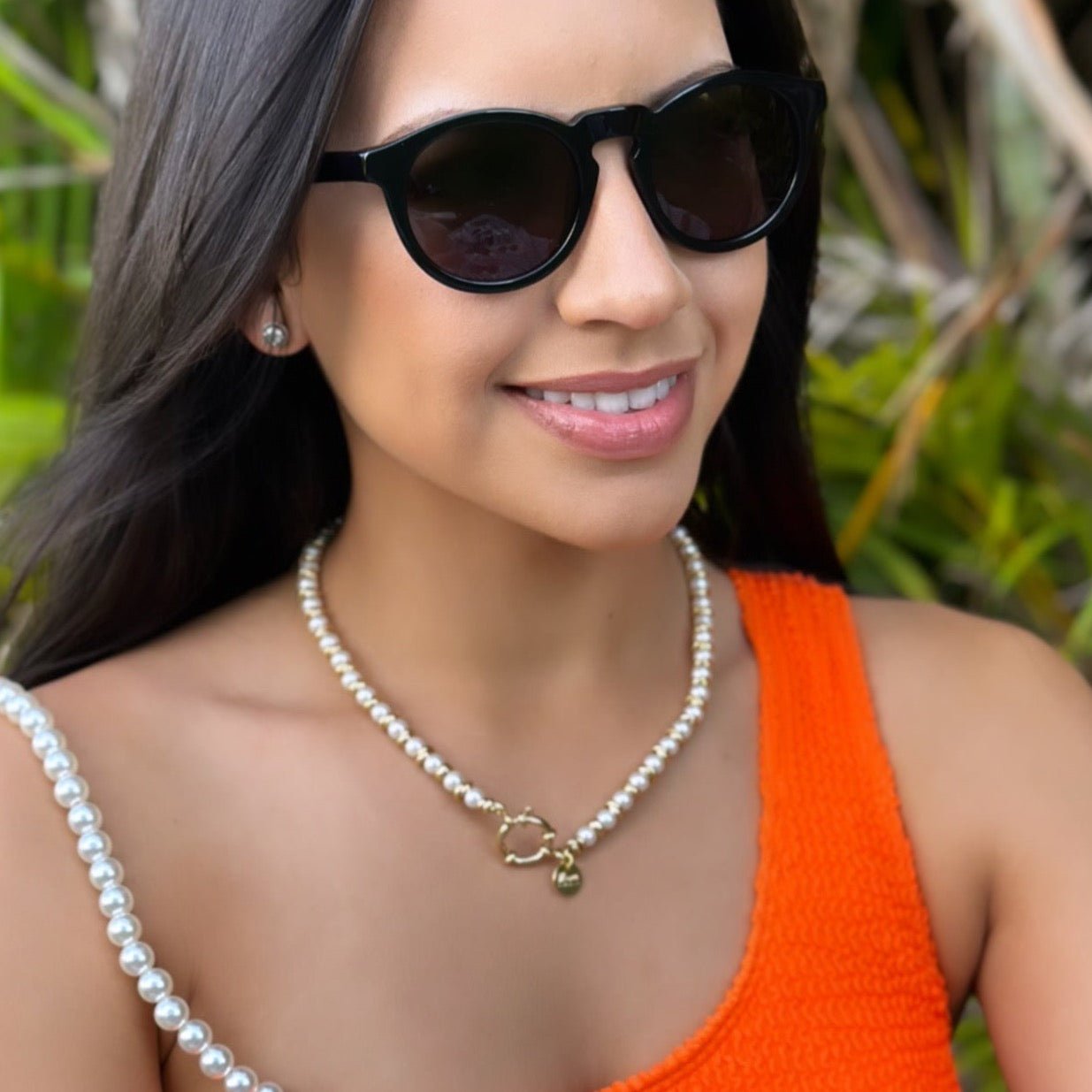 MANU COLLANA PEARL ONE TO ONE RONDELLE - Carol & Co Jewelry