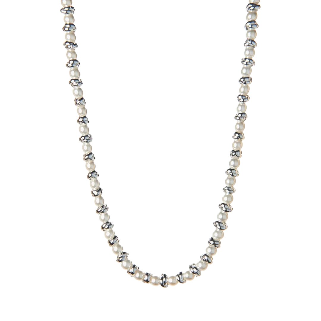 MANU COLLANA PEARL ONE TO ONE RONDELLE - Carol & Co Jewelry