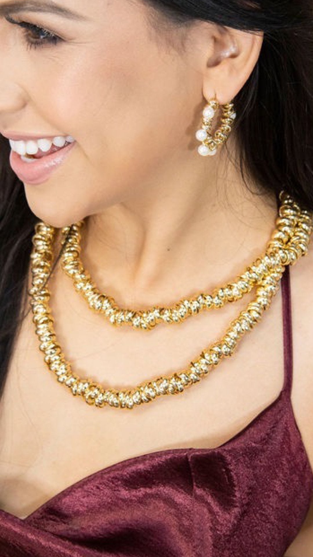 MANU COLLANA RONDELLE - Carol & Co Jewelry