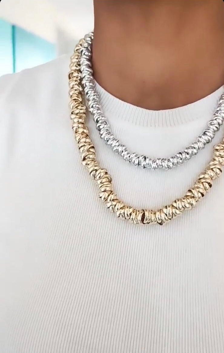 MANU COLLANA RONDELLE - Carol & Co Jewelry