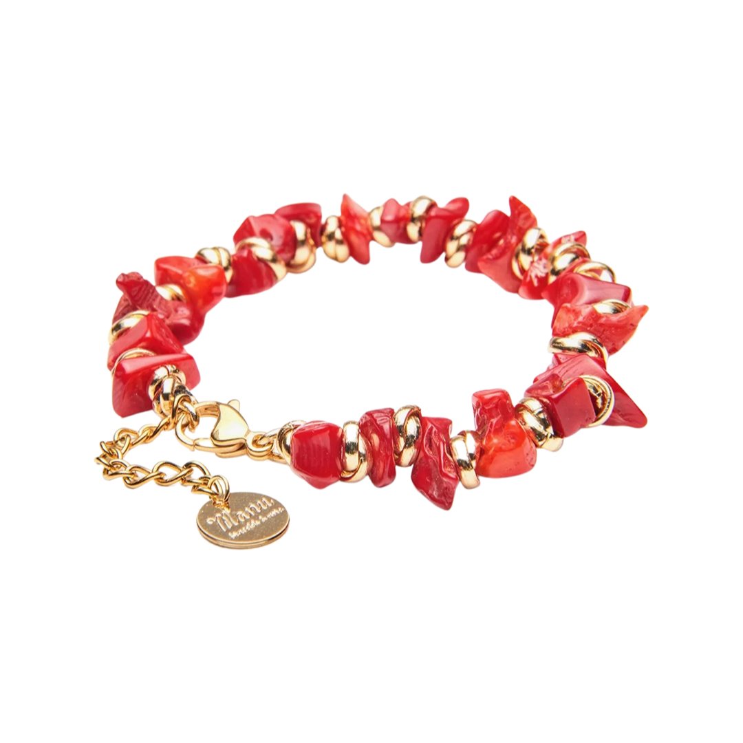 MANU KORAL RONDELLE BRACELET - Carol & Co Jewelry