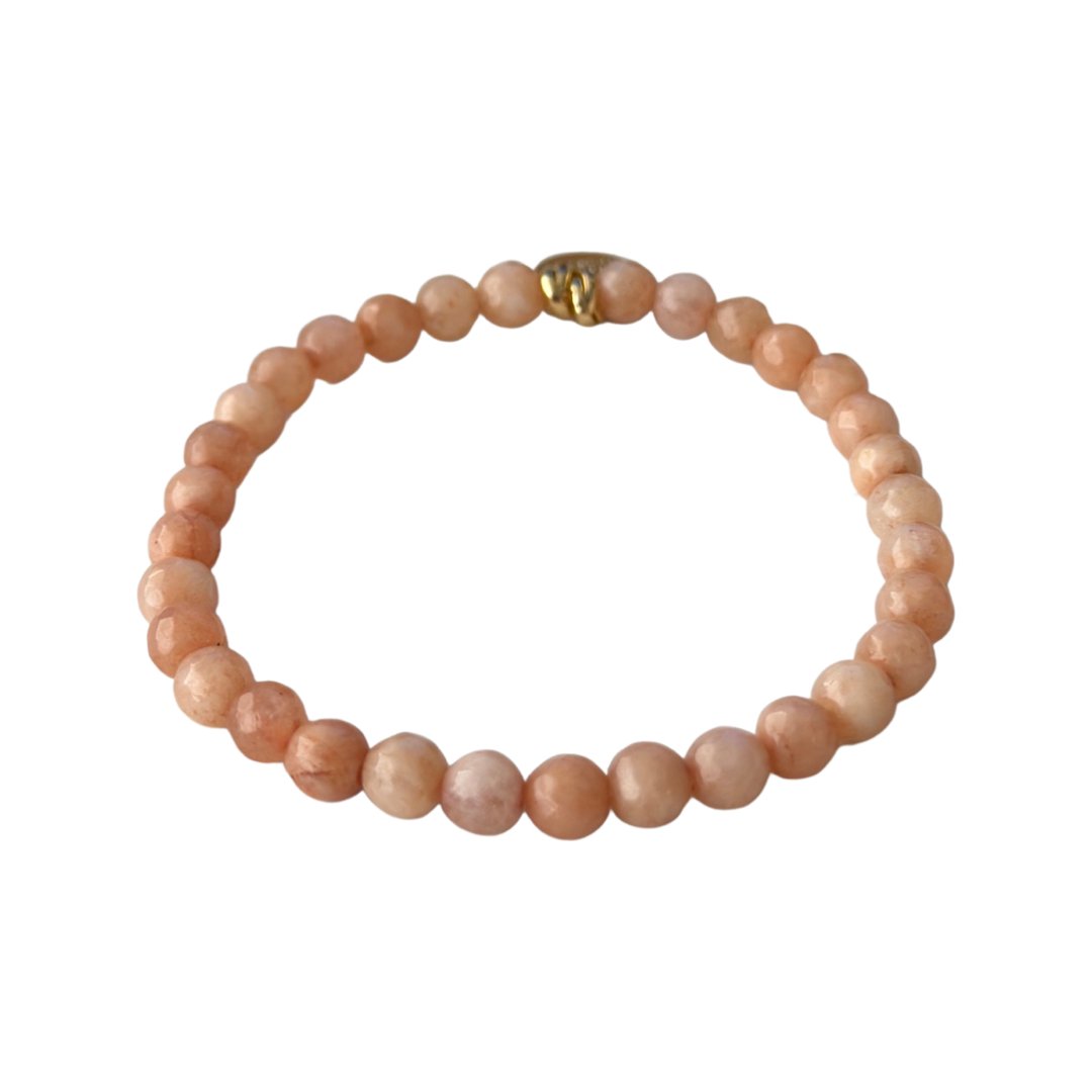 MANU STONES ELASTIC BRACELET - Carol & Co Jewelry