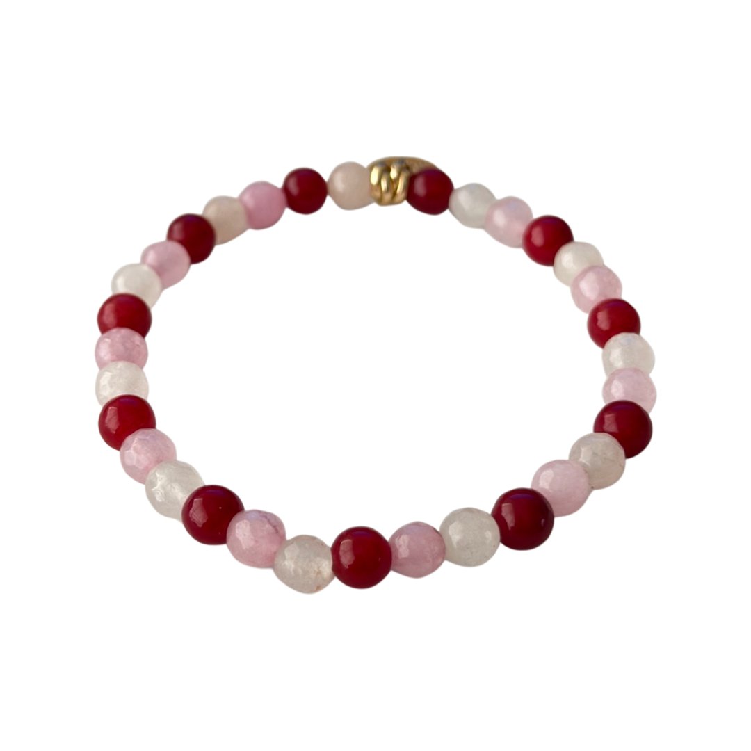 MANU STONES ELASTIC BRACELET - Carol & Co Jewelry