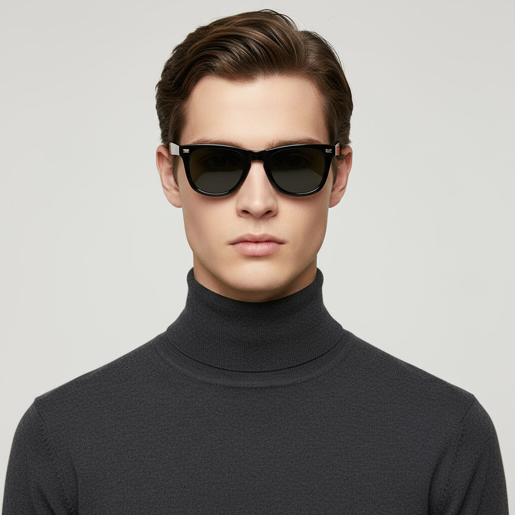 MR. BOHO ALAMEDA SPANISH SUNGLASSES - BLACK - Carol & Co Jewelry