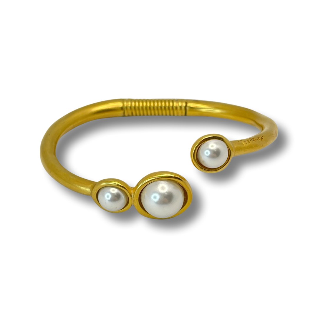 PERLADA RIGID CUFF BRACELET - Carol & Co Jewelry