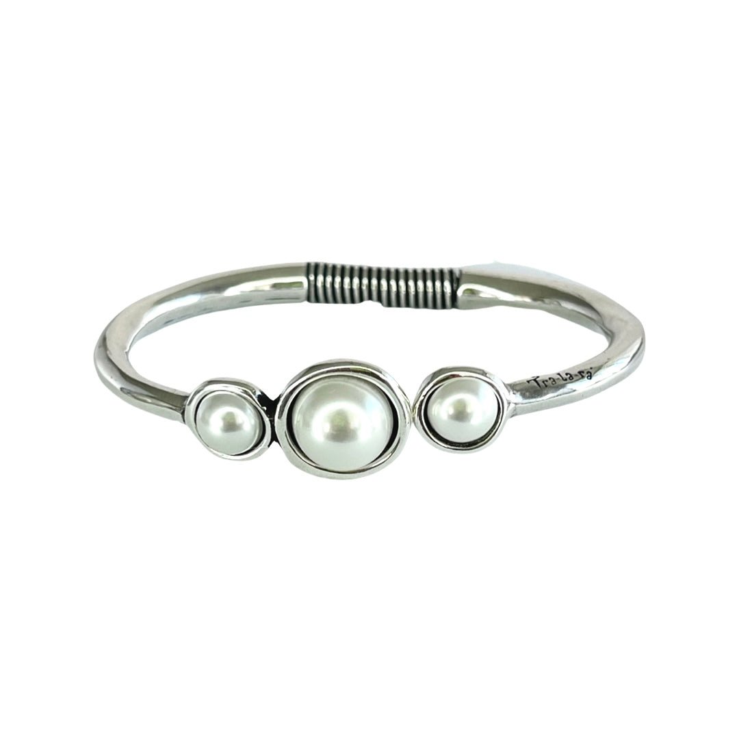 PERLADA RIGID CUFF BRACELET - Carol & Co Jewelry