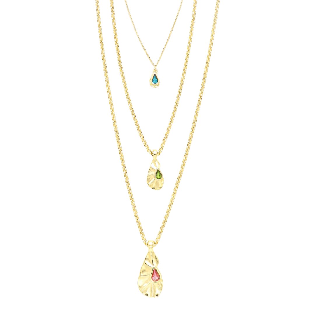 PETRA LONG CHAIN NECKLACE - Carol & Co Jewelry