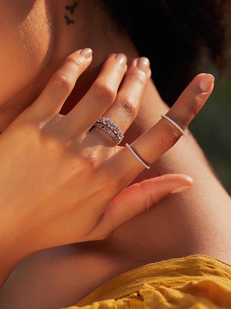 PINK DAISIES RING - Carol & Co Jewelry