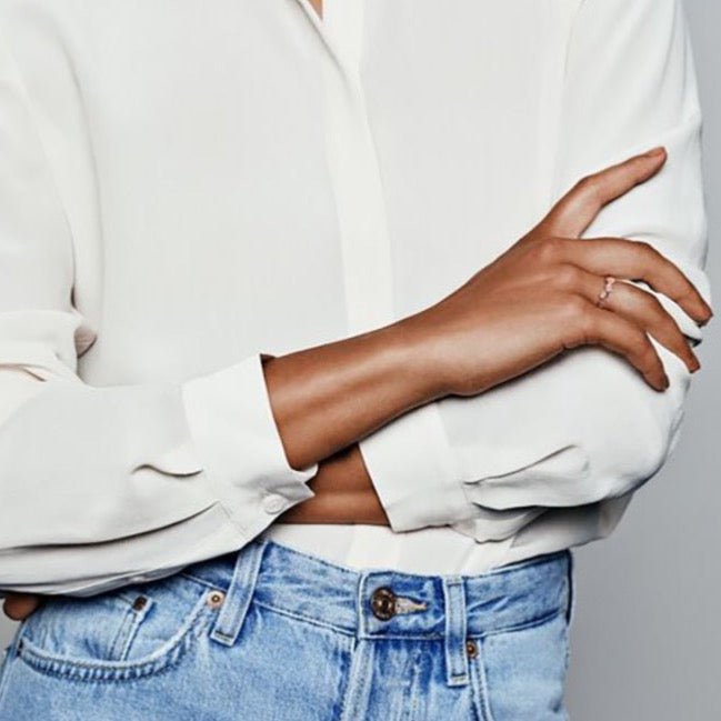 ROSE GOLD DAISY FLOWERS RING - Carol & Co Jewelry