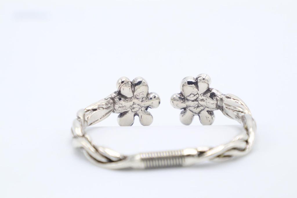 ROSETON RIGID CUFF BRACELET - Carol & Co Jewelry