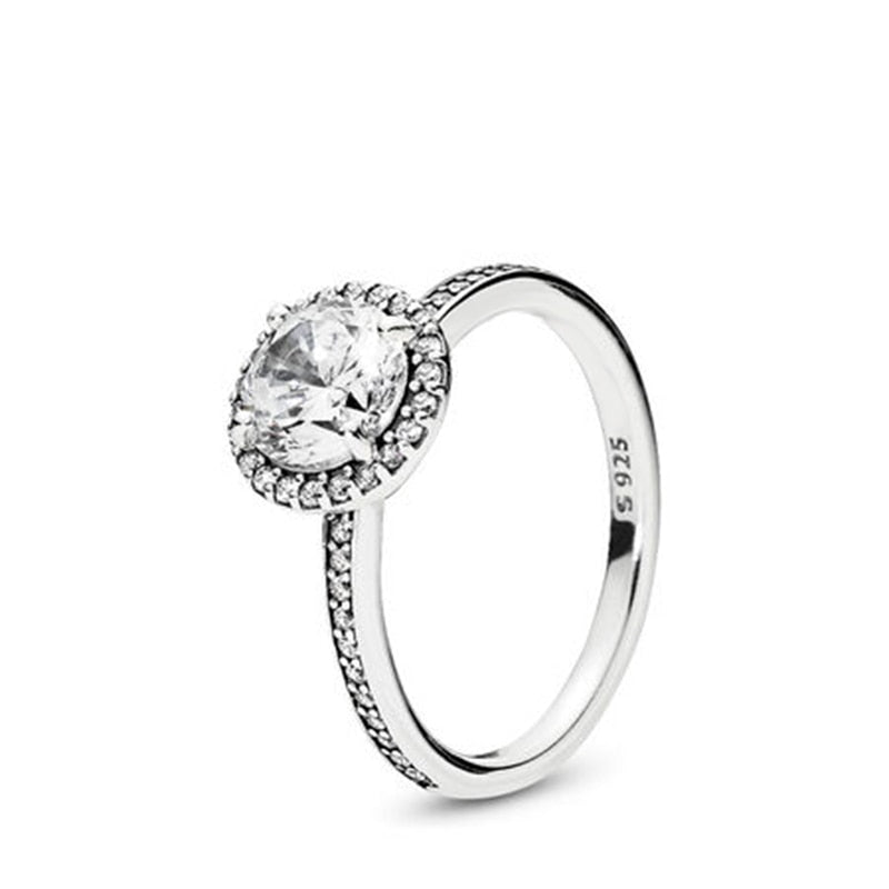 ROUND SPARKLING RING - Carol & Co Jewelry