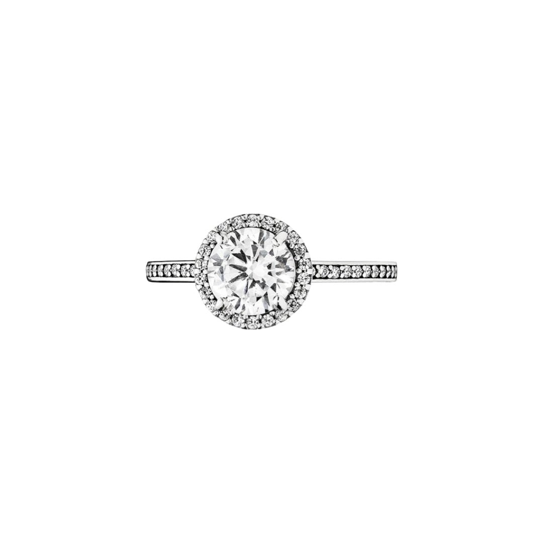 ROUND SPARKLING RING - Carol & Co Jewelry