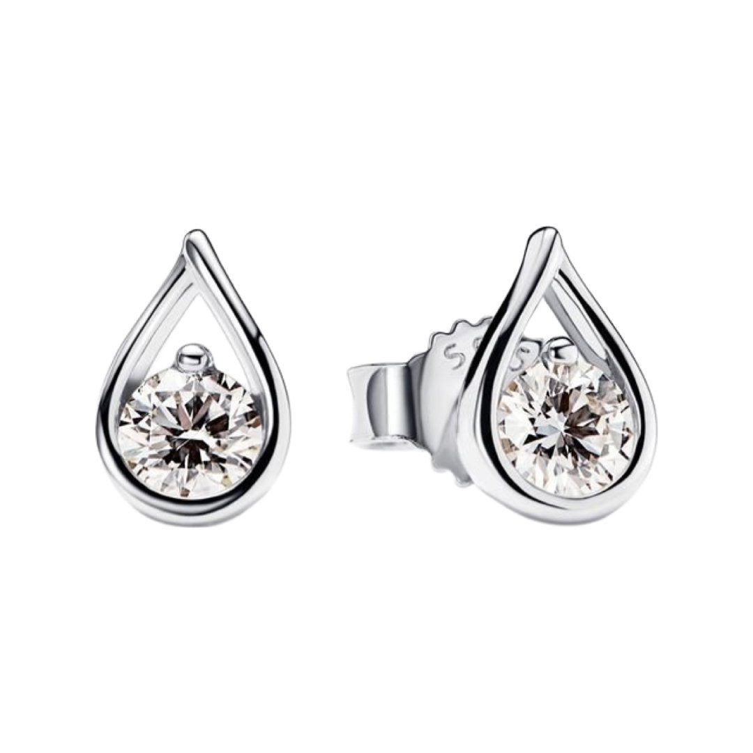 SILVER 925 RAIN DROP EARRINGS - Carol & Co Jewelry