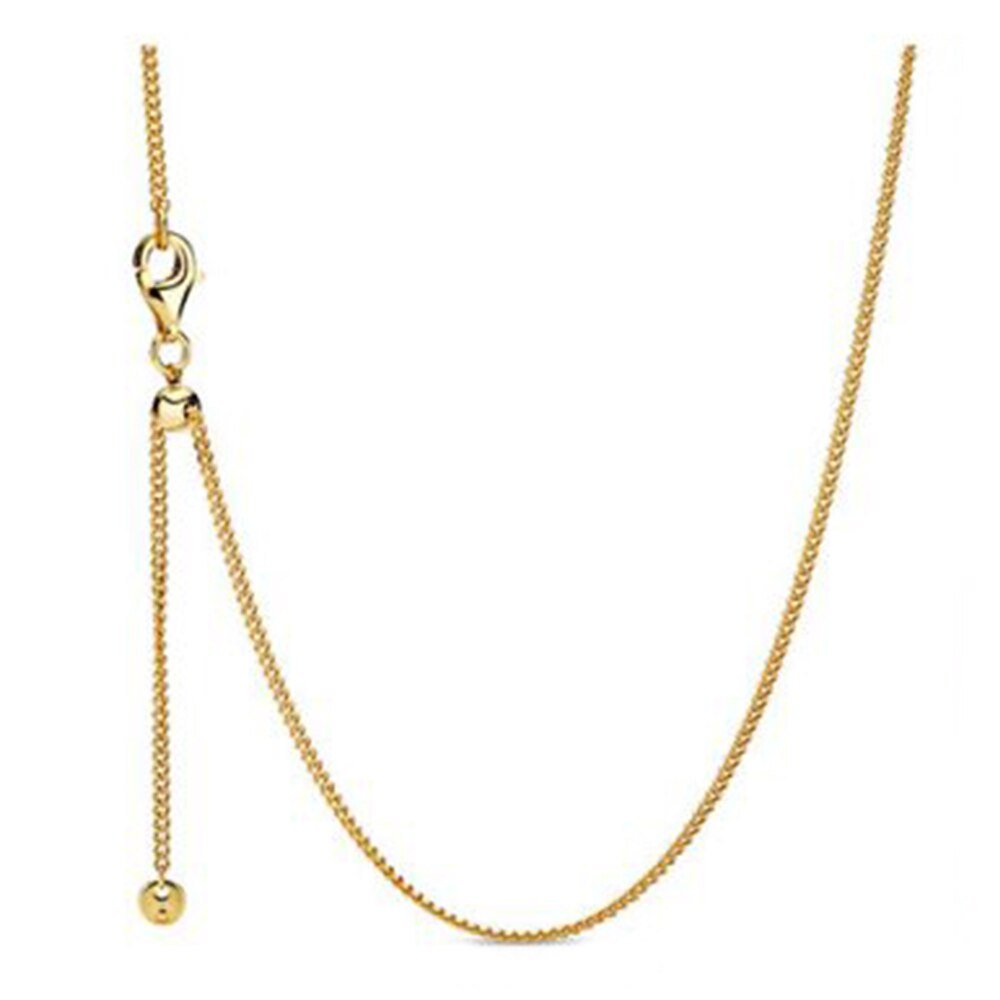 SILVER 925 SLIDING CHAIN NECKLACE - Carol & Co Jewelry