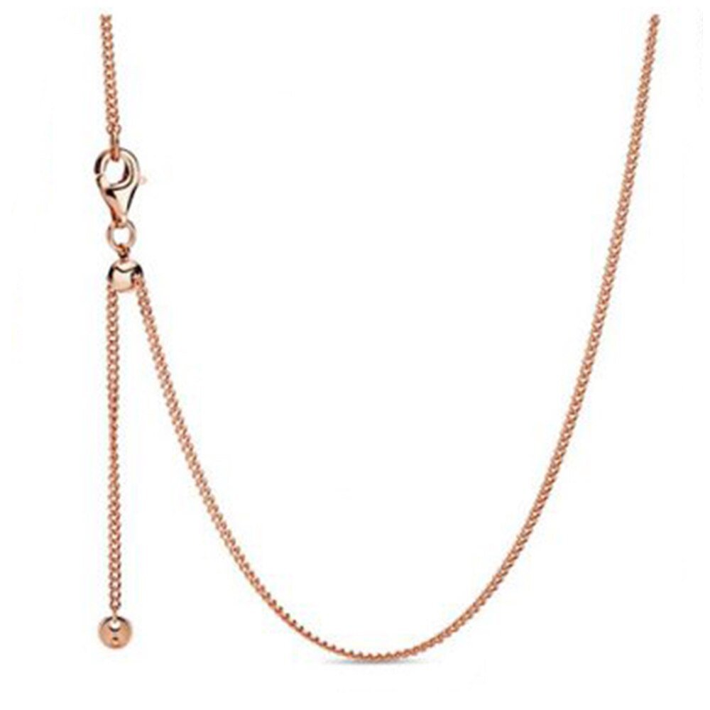 SILVER 925 SLIDING CHAIN NECKLACE - Carol & Co Jewelry