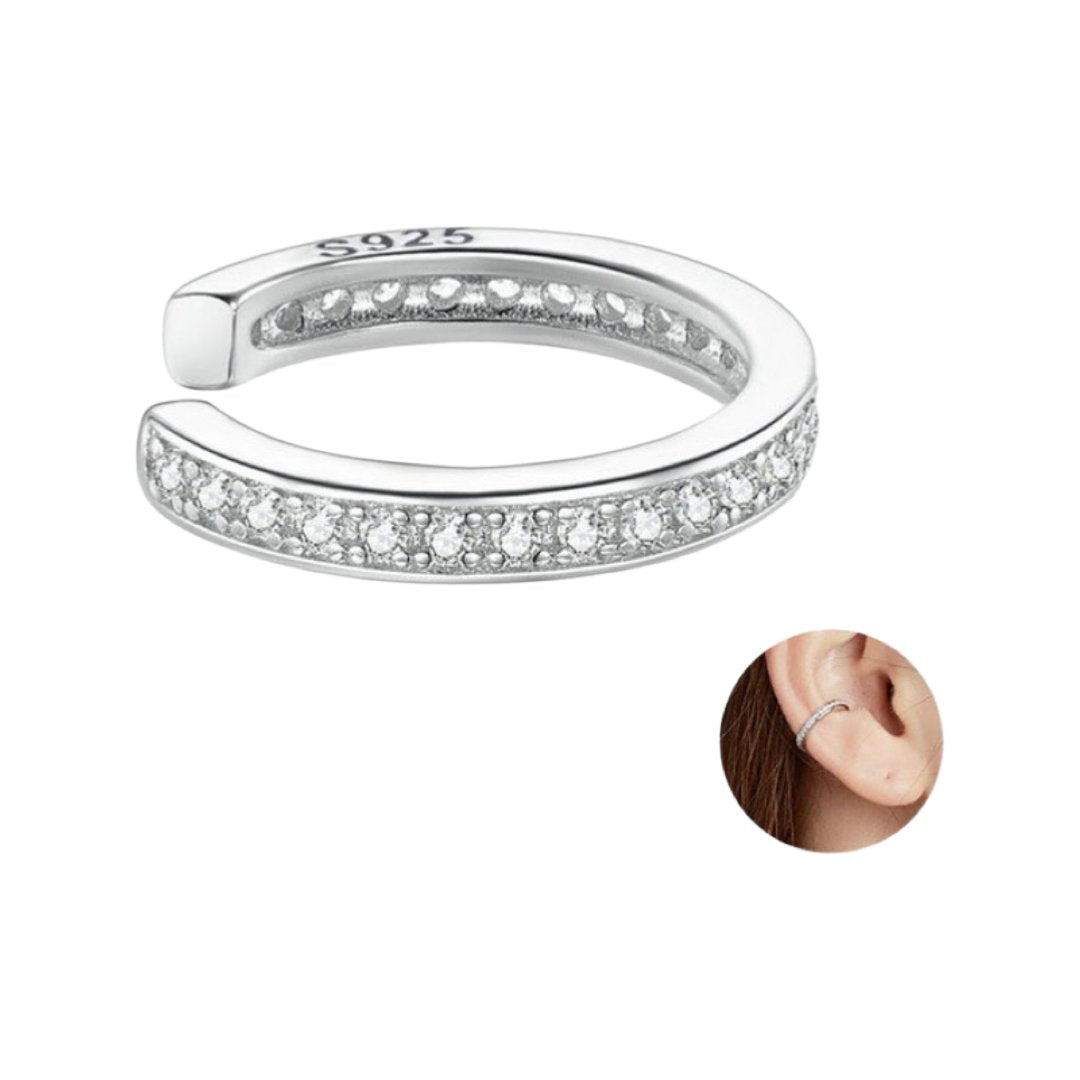 SILVER EAR CUFF - Carol & Co Jewelry