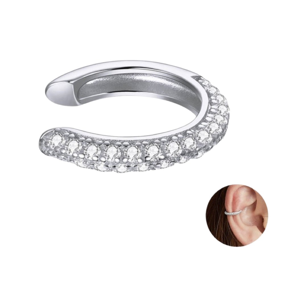 SILVER EAR CUFF - Carol & Co Jewelry