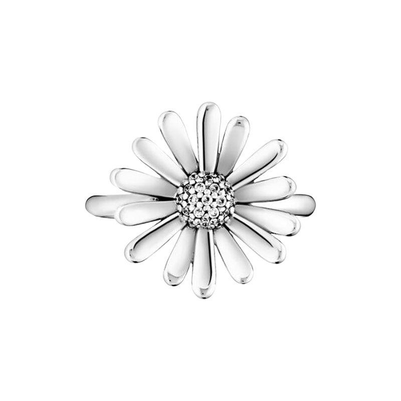 SINGLE DAISY FLOWER RING - Carol & Co Jewelry