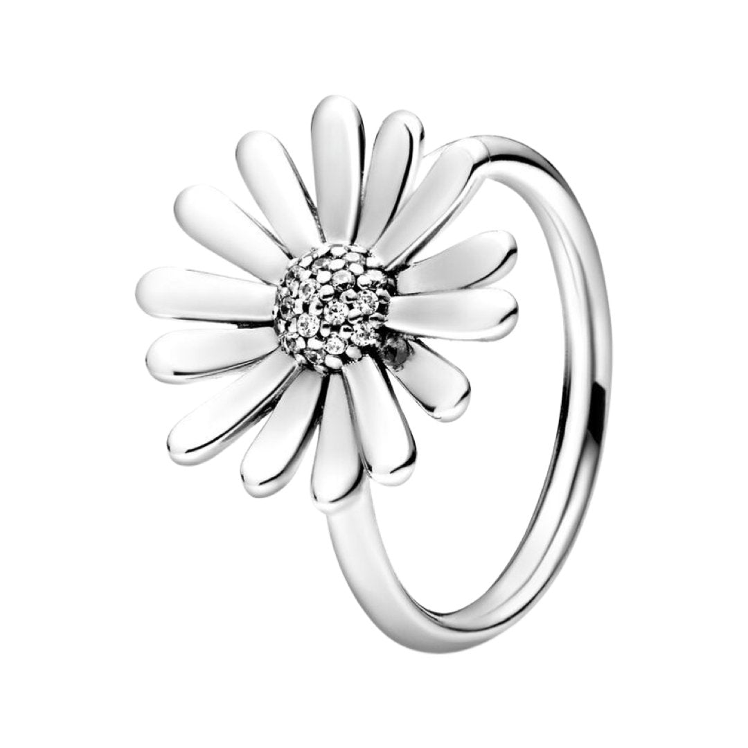 SINGLE DAISY FLOWER RING - Carol & Co Jewelry